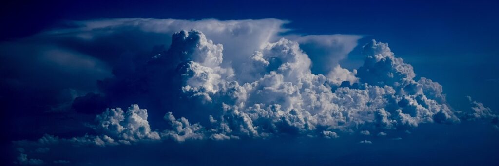 clouds, sky, atmosphere, cumulus, panorama, nature, airspace, space
